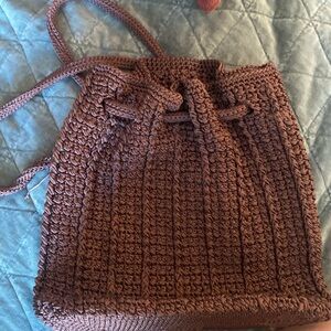 The Sak woven drawstring backpack